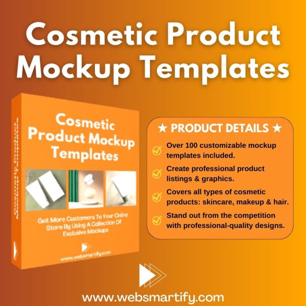 Cosmetic Product Mockup Templates Introduction