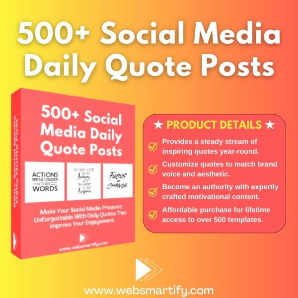 Social Media Daily Quote Posts Introduction