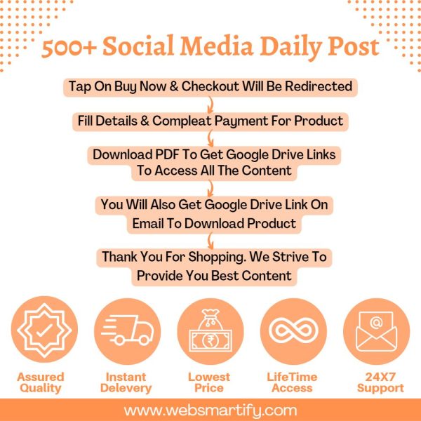 Social Media Daily Quote Posts Infographic