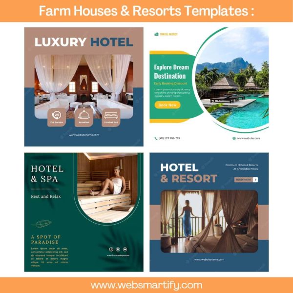 Marketing Kit For Farm Houses & Resorts Sample 1