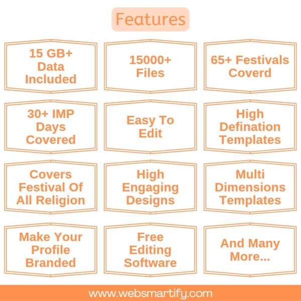 Indian Festival Templates Features