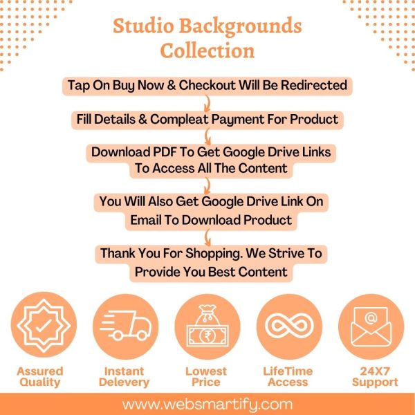 Studio Backgrounds Collection Infographic