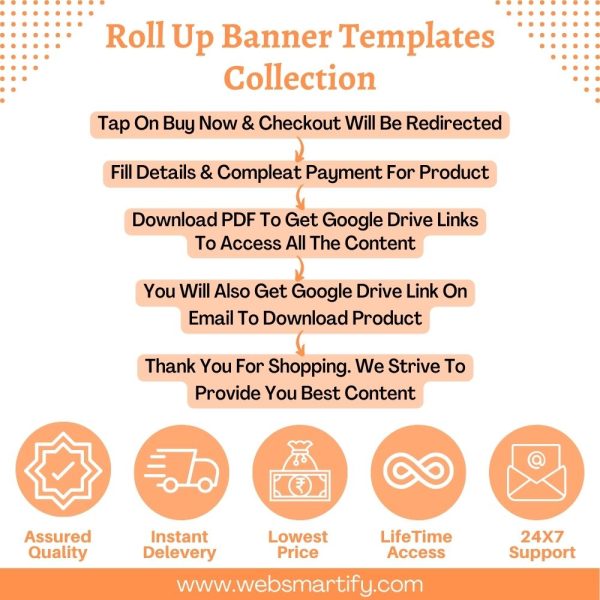 Rollup Banner Templates Collection Infographic