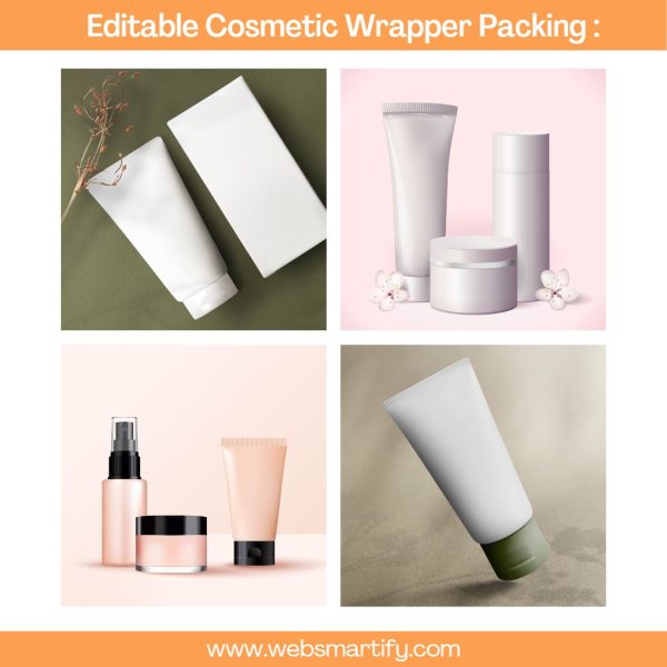 Cosmetic Product Mockup Templates Sample