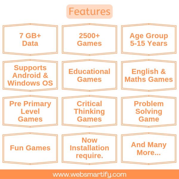 Flash Games For Kids Features