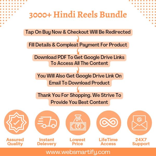 Hindi Reels Bundle Infographic