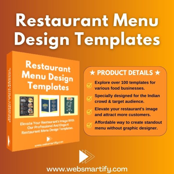 Restaurant Menu Design Templates Introduction