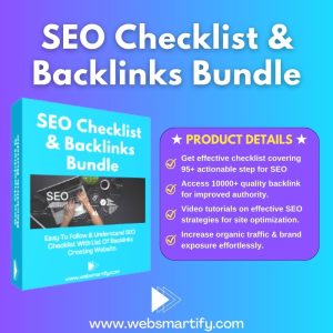SEO Checklist & Backlinks Bundle Introduction