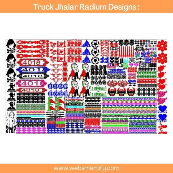 Radium Stickers Design Collection Sample 1