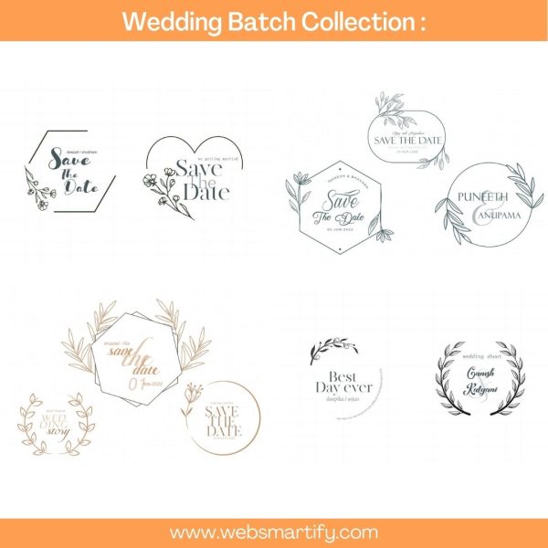 Graphic Designing Assets For Weddings Sample 5
