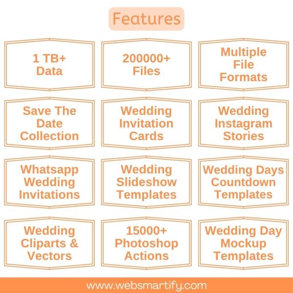Graphic Designing Assets For Weddings Features 1