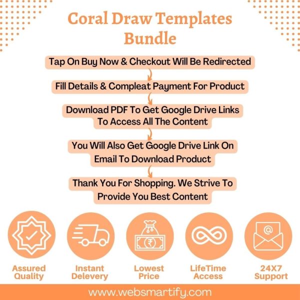 Coral Draw Templates Bundle Infographic