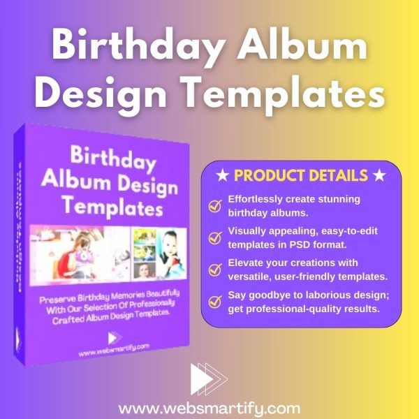 Birthday Album Design Templates Introduction