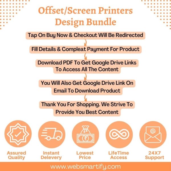 Offset/Screen Printers Design Bundle Infographic