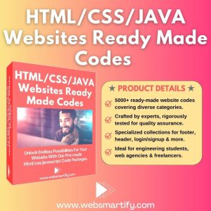 HTML/CSS/JAVA Websites Ready Made Codes Introduction