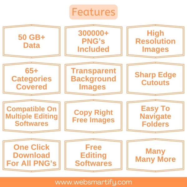 PNG Files Mega Bundle Features