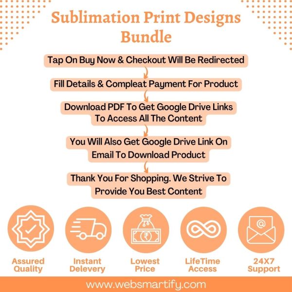 Sublimation Print Design Bundle Infographic