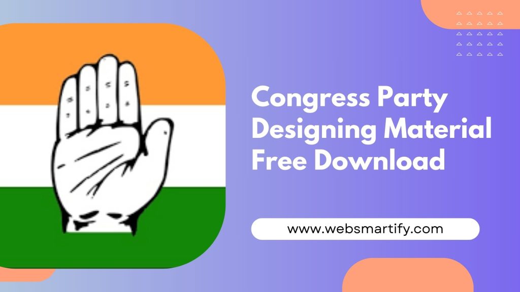 Congress Party Designing Material Banner - Websmartify