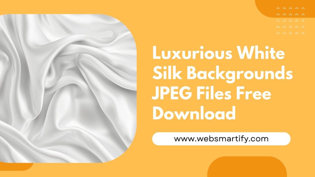 Luxurious White Silk Backgrounds in high-quality JPEG format, perfect for luxury designs, product shoots, and more - Websmartify