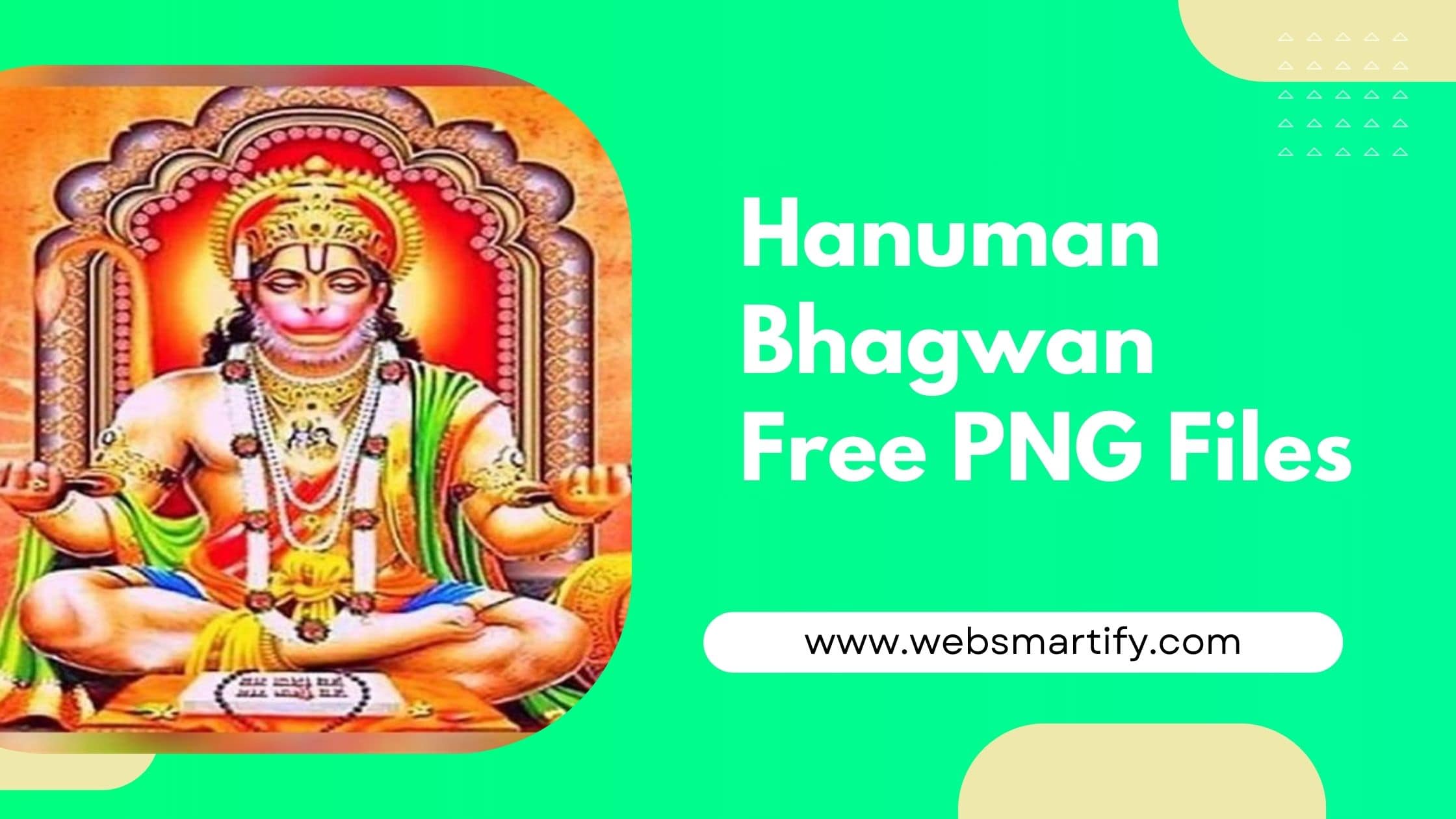 Discover the best Hanuman Bhagwan Free PNG files for your designs. High-quality, transparent backgrounds for various projects. - Websmartify