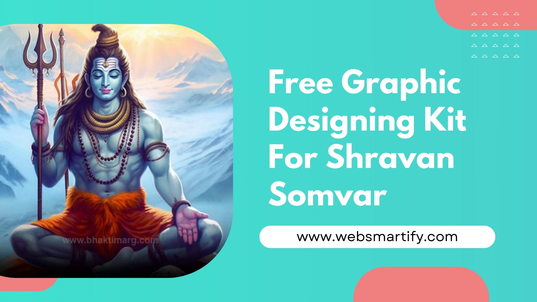 Graphic Designing Kit For Shravan Somvar with high-quality materials to enhance your festival designs - Websmartify