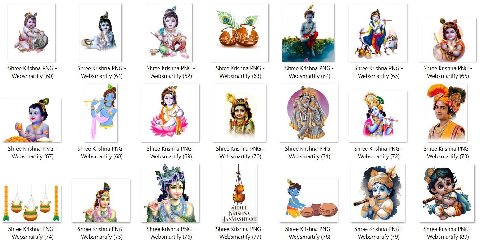 Krishna Bhagwan Free PNG (3) - Websmartify