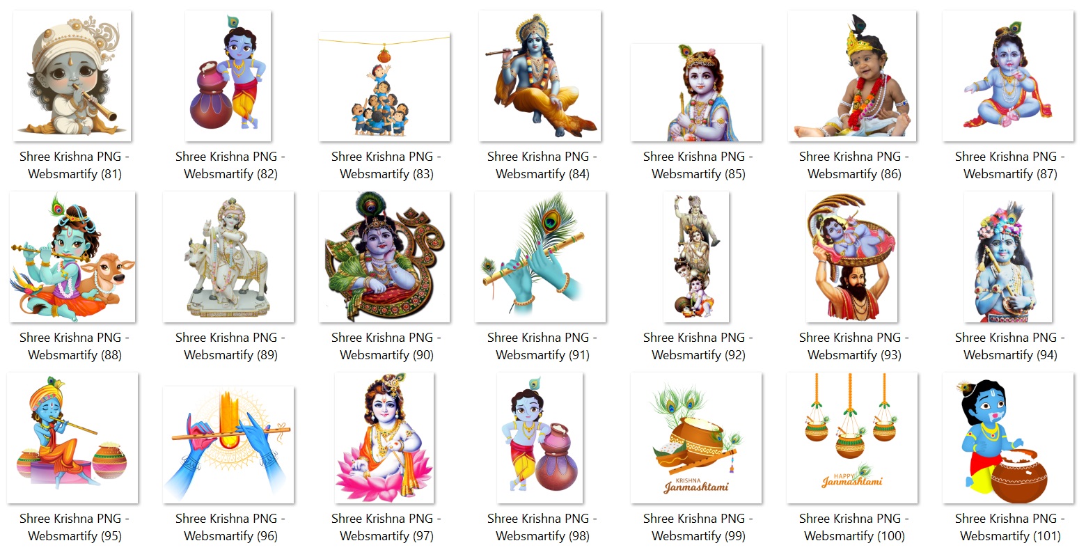 Krishna Bhagwan Free PNG (4) - Websmartify
