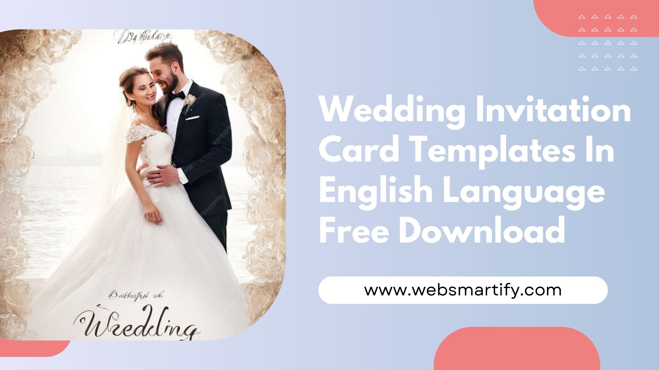 Elegant Wedding Invitation Card Templates In English in PSD format for free download – Websmartify