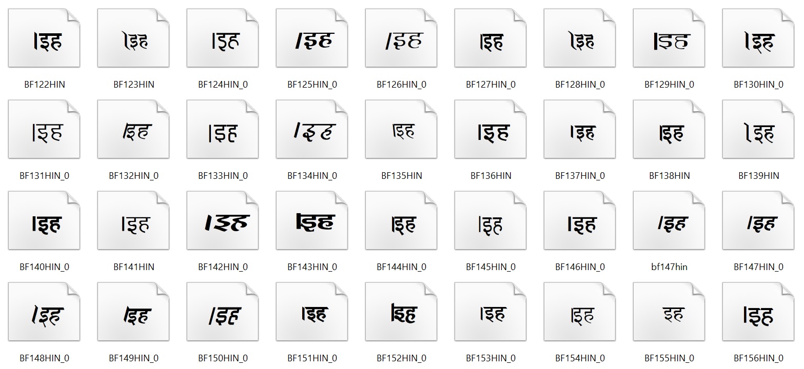 Bhartiya Hindi Fonts Collection (4) - Websmartify