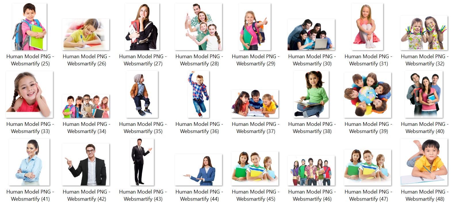 PNG Files For Advertising Models (2) - Websmartify